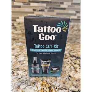Tattoo Goo Care Kit -3 Pcs Antimicrobial Cleansing Soap Lotion Salve Balm